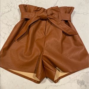 Leather Shorts